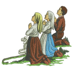 Embroidery Design Shepherds Of Our Lady Of Fatima