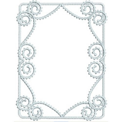 Matriz De Bordado Moldura 19 Cm