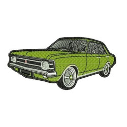 Embroidery Design Classic Car With Outline 12