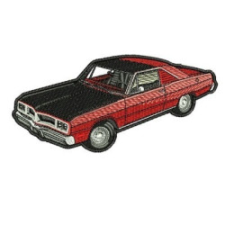 Embroidery Design Classic Old Car