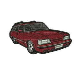 Embroidery Design Classic Car With Contour 34