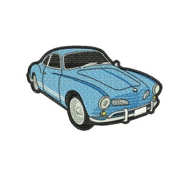 Embroidery Design Classic Contoured Car