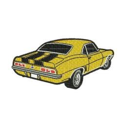 Embroidery Design Classic Car With Contour 28