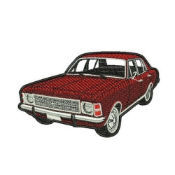Embroidery Design Classic Car With Outline 11