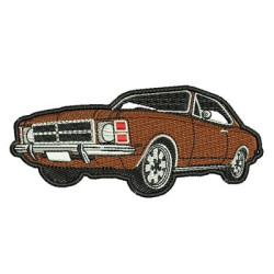 Embroidery Design Classic Car With Outline