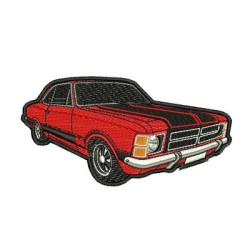 Embroidery Design Classic Car With Outline 10