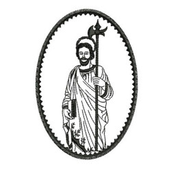 Matriz De Bordado São Judas Tadeu Contornado