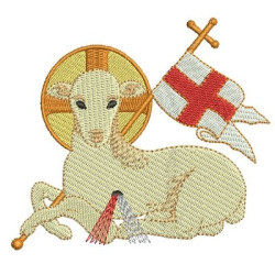 Embroidery Design Lamb 18 Cm