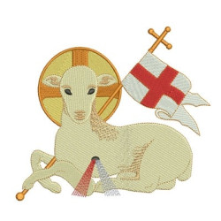 Embroidery Design Lamb 10 Cm