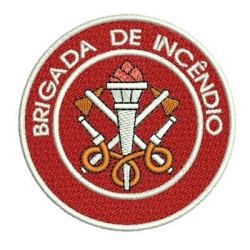 Diseño Para Bordado Bomberos 8 Cm