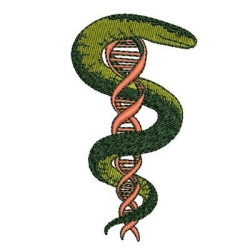 Embroidery Design Medicine Dna