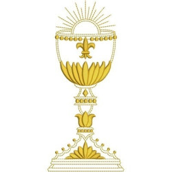 Embroidery Design Chalice 20 Cm