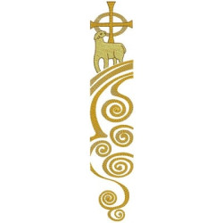 Diseño Para Bordado Cordero 36 Cm