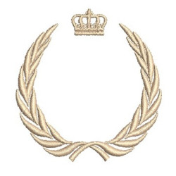 Embroidery Design Ramos Frame With Crown 18