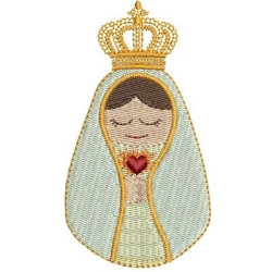 Diseño Para Bordado Sagrado Corazón De Fatima