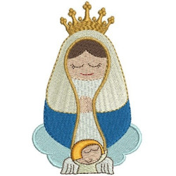 Diseño Para Bordado Nuestra Señora De La Inmaculada Concepción