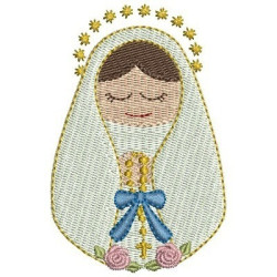 Diseño Para Bordado Nuestra Señora De Lourdes