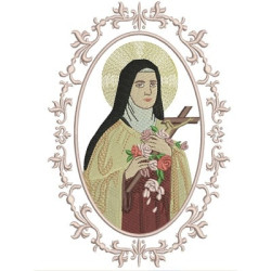 SAINT LITTLE THERESE OF LISSIEUX FRAME 13 CM