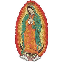 Matriz De Bordado Virgem De Guadalupe
