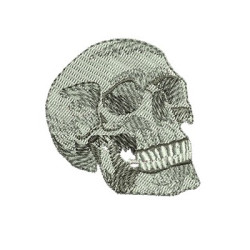 Embroidery Design Skull