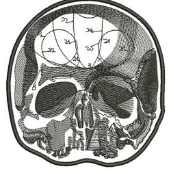 Matriz De Bordado Caveira