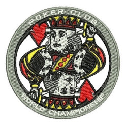 Embroidery Design Poker Club