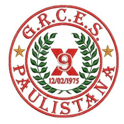 Diseño Para Bordado G.r.c.e.s. X9 Paulistana 2