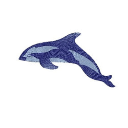 Matriz De Bordado Golfinho 11 Cm