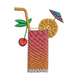 Diseño Para Bordado Bebida