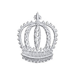 Diseño Para Bordado Corona 2 Cm