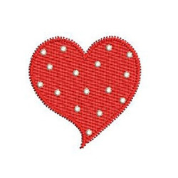 Embroidery Design Heart Of Balls
