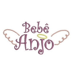 Matriz De Bordado Bebê Anjo