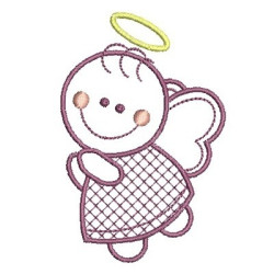 Embroidery Design Angel Baby 2