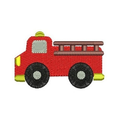 Matriz De Bordado Bombeiro 8 Cm