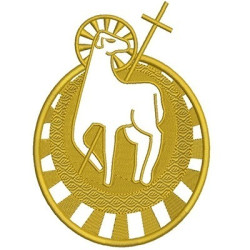 Diseño Para Bordado Cordero De Oro 15 Cn