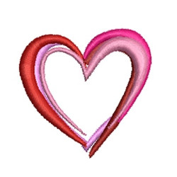 Embroidery Design Heart Stylised