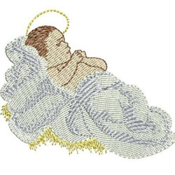 Embroidery Design Baby Jesus