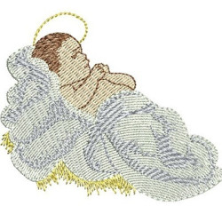 Embroidery Design Baby Jesus
