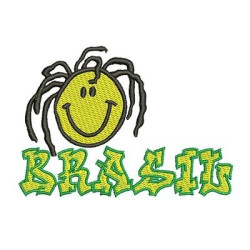 Diseño Para Bordado Brasil Sonrisa