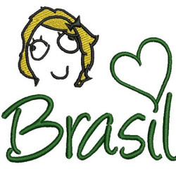 Embroidery Design Memes I Love Brazil 2