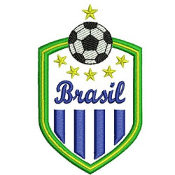 Embroidery Design Shield Brazil