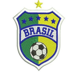 Diseño Para Bordado Brasil 3 Shield