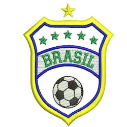 Embroidery Design Shield Brazil 4