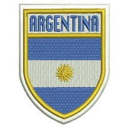 Diseño Para Bordado Escudo Argentina