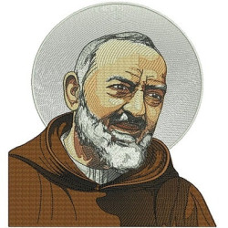 Matriz De Bordado Padre Pio