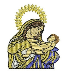 Matriz De Bordado Nossa Sra. Do Amparo Pequena