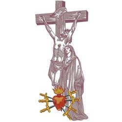 Embroidery Design Jesus Crucified 1