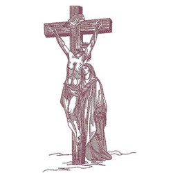 JESUS CRUCIFICADO 22 CM