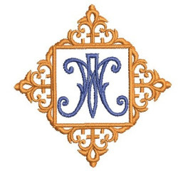 Matriz De Bordado Mariano 6 Cm
