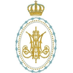 Diseño Para Bordado Medalla De Mariana 1